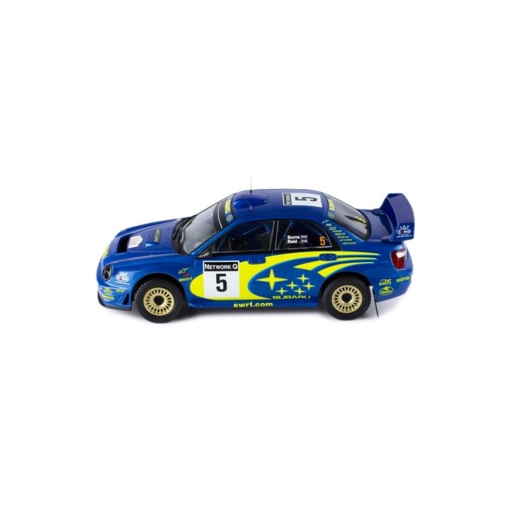 SUBARU IMPREZA WRC R. BURNS - R. REID RALLY DE GRAN BRETAÑA 2001" IXO 24RAL026A.22 ESCALA 1/24"