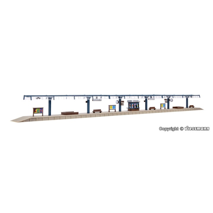 ANDÉN TECHO CUBIERTO 48,8cm VOLLMER 47538 ESCALA N