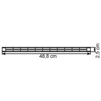 ANDÉN TECHO CUBIERTO 48,8cm VOLLMER 47538 ESCALA N