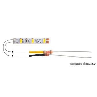 ANDEN CUBIERTO DOBLE CON LUZ LED 18,4 cm VOLLMER 47530 ESCALA N