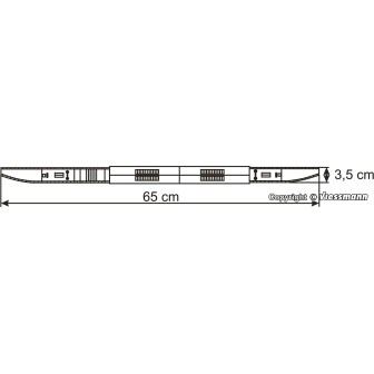ANDÉN CUBIERTO 65cm VOLLMER 47504 ESCALA N