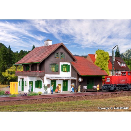 ESTACIÓN DE TREN PEQUEÑA VOLLMER 47521 ESCALA N