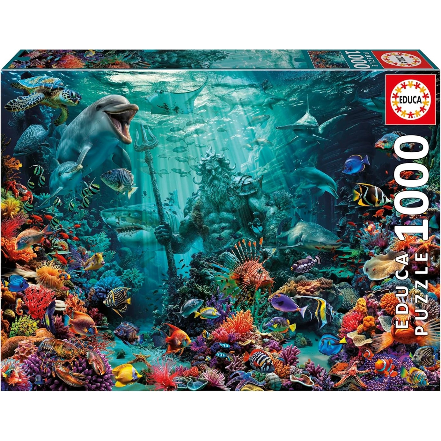 ARRECIFE DE CORAL POSEIDÓN 1000 PIEZAS EDUCA 20174