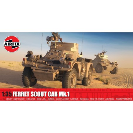 VEHÍCULO BLINDADO FERRET SCOUT CAR Mk.1 AIRFIX A1386 ESCALA 1/35