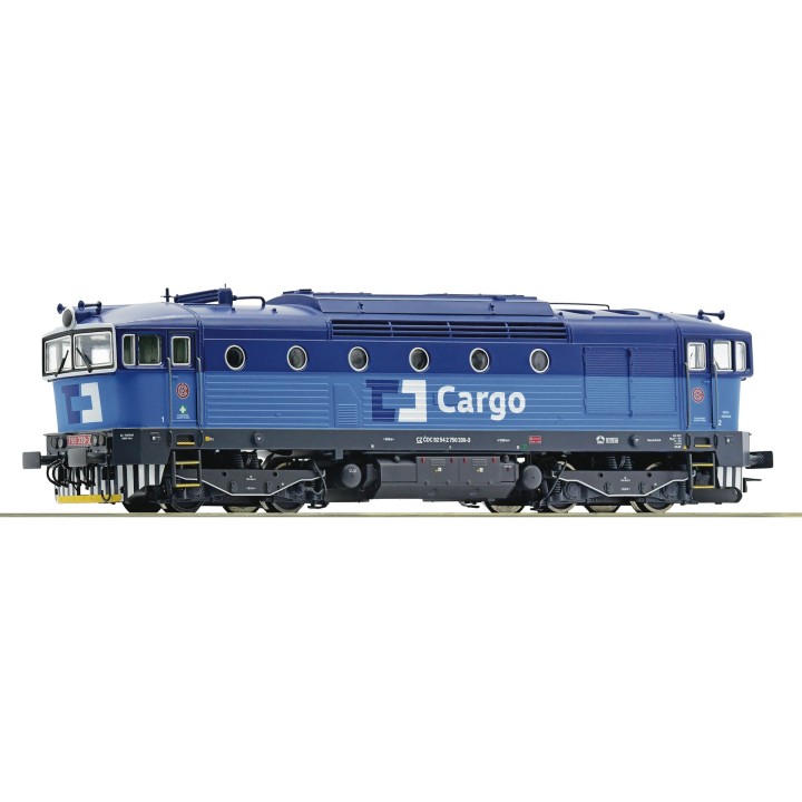 LOCOMOTORA DIÉSEL CARGO 750 CD CON SONIDO ROCO 7310009 ESCALA H0