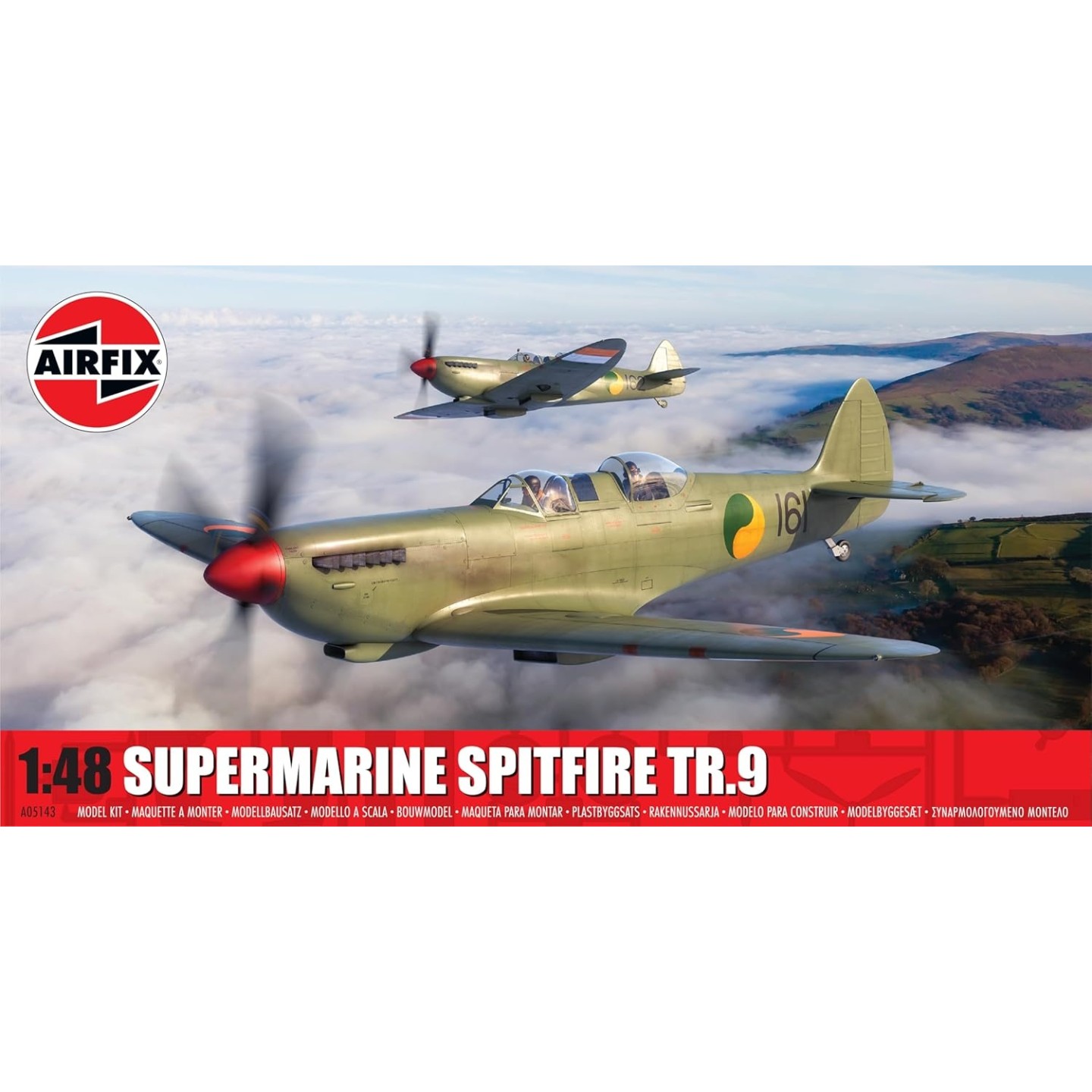 SUPERMARINE SPITFIRE TR.9 AIRFIX A05143 ESCALA 1/48