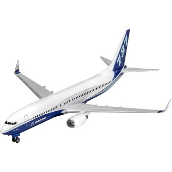 KIT CON PINTURAS BOEING 737-800 REVELL 63809 ESCALA 1/288