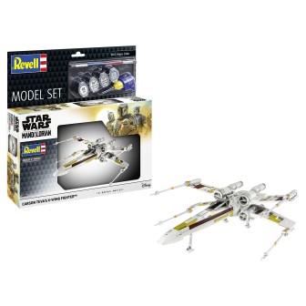 KIT CON PINTURAS X-WING DE CARSON TEVA THE MANDALORIAN REVELL 66790 ESCALA 1/57