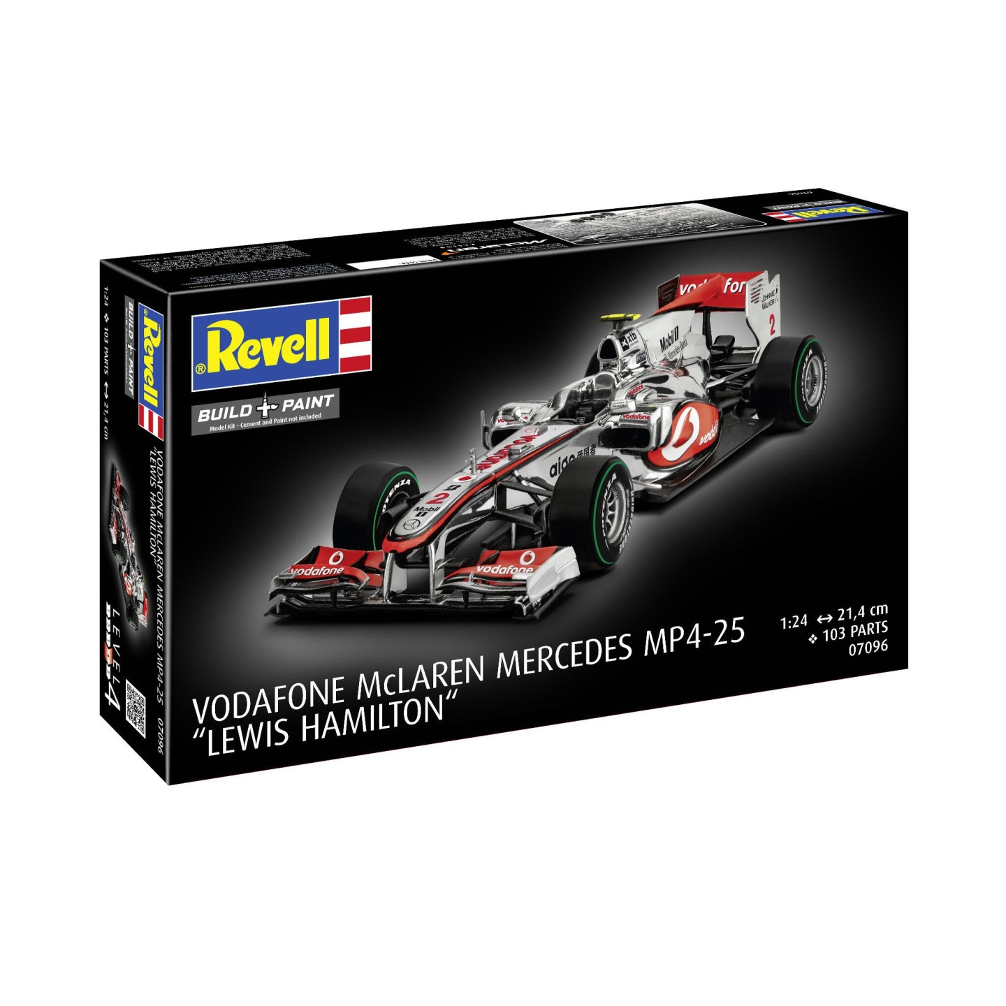F-1 VODAFONE MCLAREN MERCEDES MP4-25 LEWIS HAMILTON REVELL 07096 ESCALA 1/24