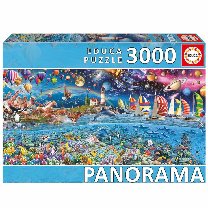 PUZZLE VIDA PANORAMA 3000 PIEZAS EDUCA 20265