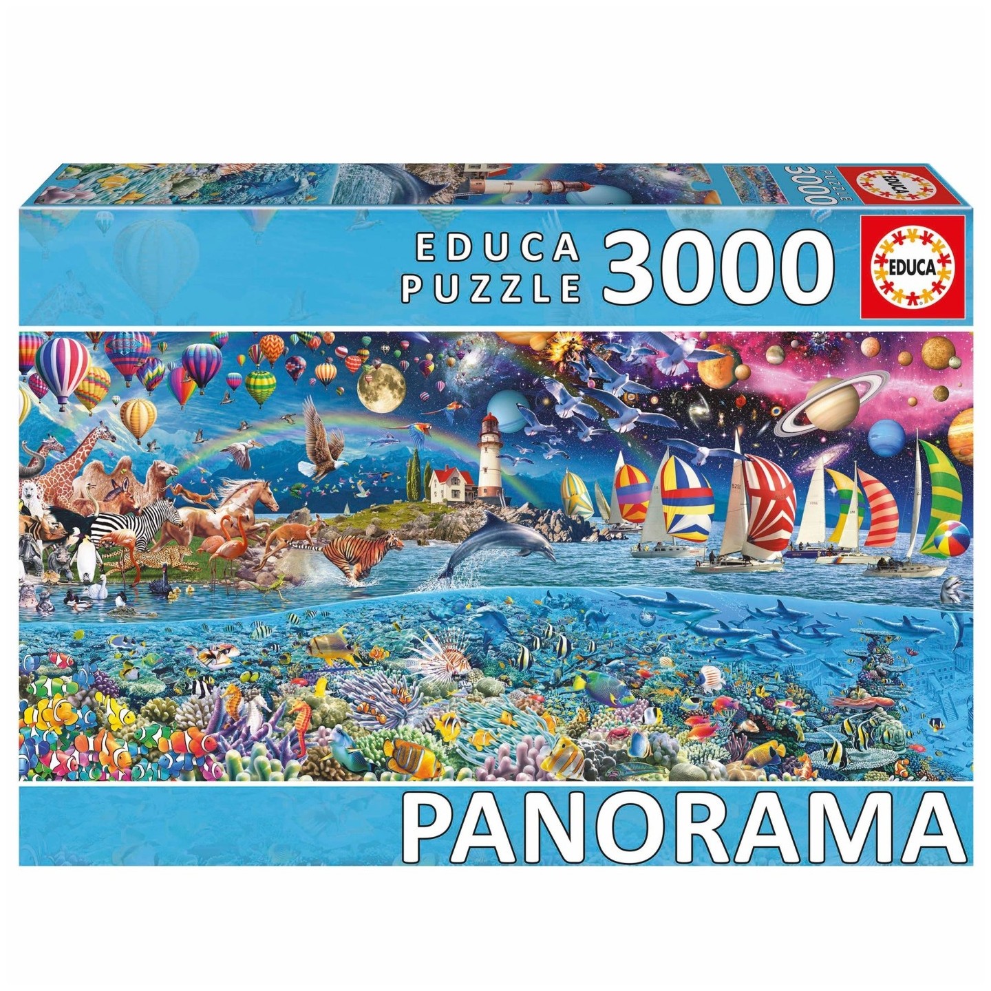 PUZZLE VIDA PANORAMA 3000 PIEZAS EDUCA 20265