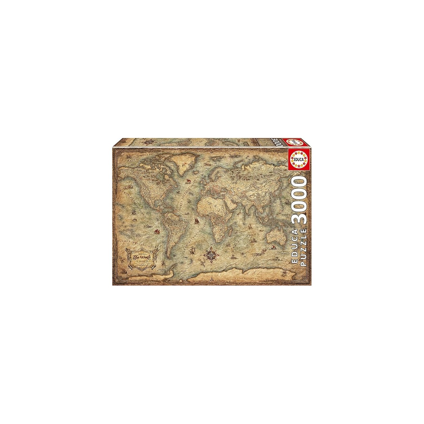 PUZZLE MAPAMUNDI 3000 PIEZAS EDUCA 19567