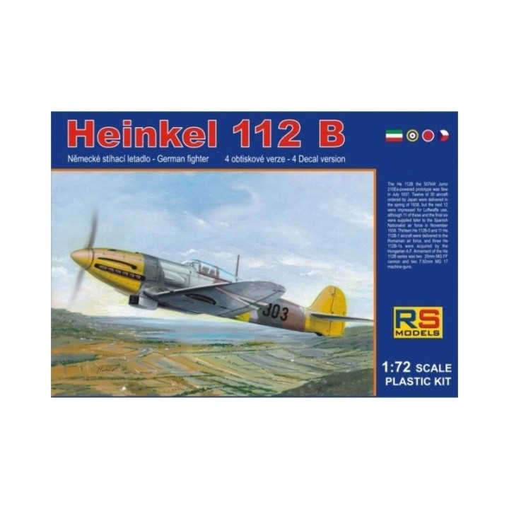 HEINKEL 112 B HUNGARY RS MODEL 1/72