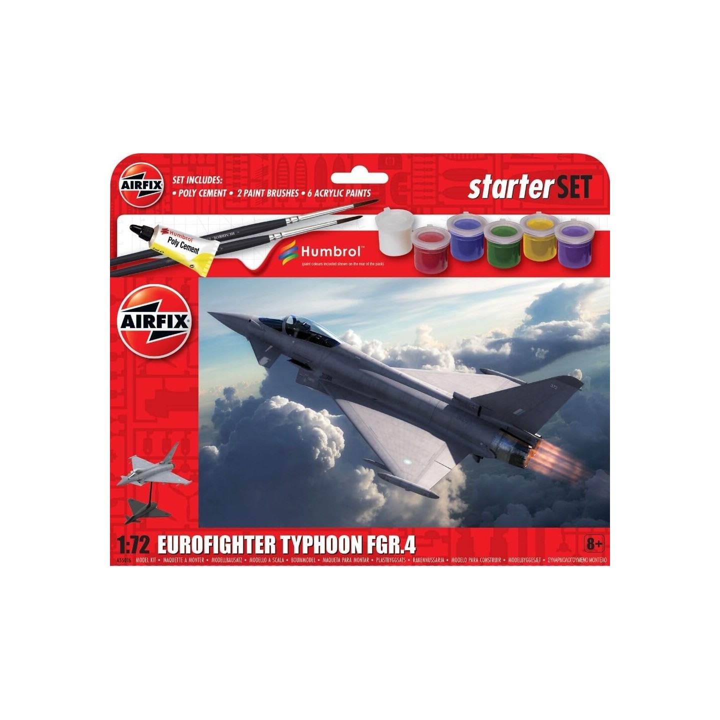 EUROFIGHTER TYPOON FGR.4 AIRFIX A55016 ESCALA 1/72