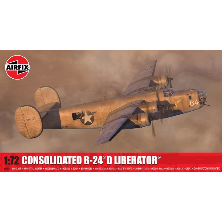 CONSOLIDATED B-24D LIBERTADOR AIRFIX A09011 ESCALA 1/72