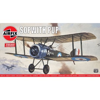 AVIÓN SOPWITH PUP AIRFIX A01062V ESCALA 1/72