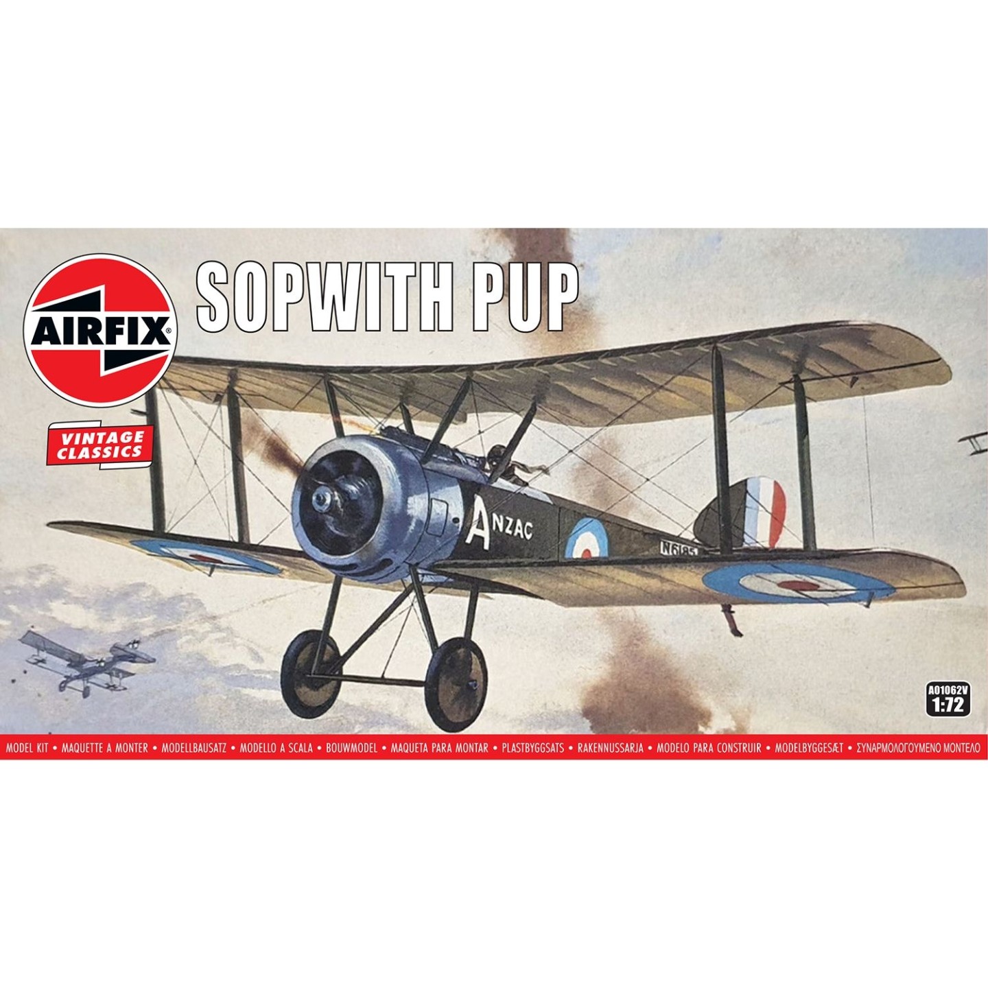 AVIÓN SOPWITH PUP AIRFIX A01062V ESCALA 1/72