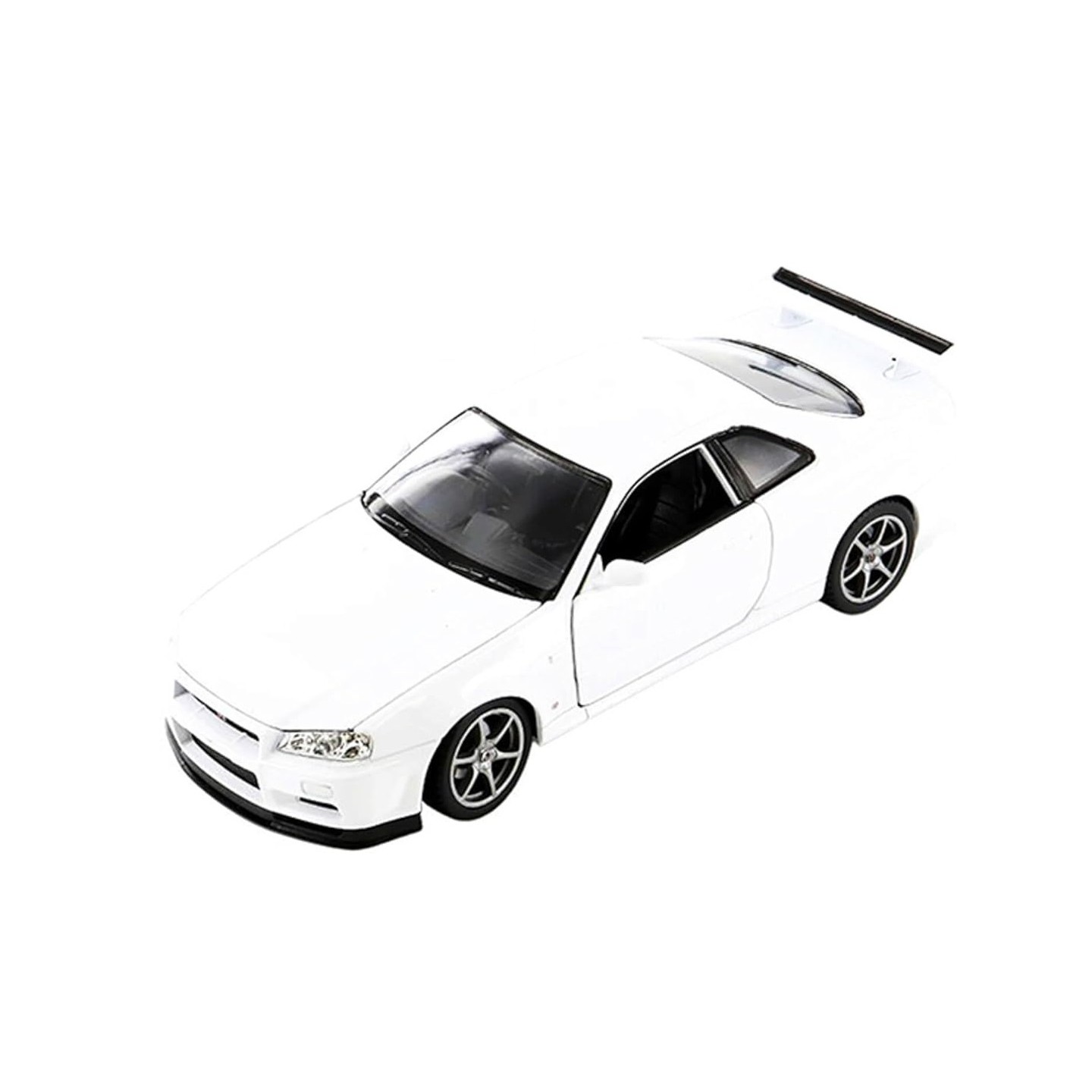 NISSAN SKYLINE GT-R (R34) BLANCO 1999 WELLY 24108 ESCALA 1/24