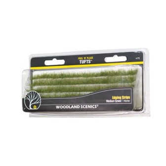 TIRAS DE CESPED VERDE OSCURO WOODLAND SCEENICS FS781