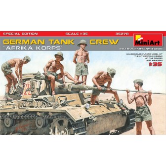 TANQUISTAS ALEMANES AFRIKA KORPS MINIART 35278 ESCALA 1/35