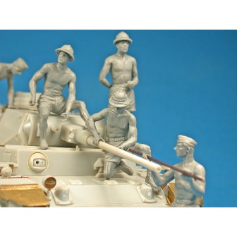 TANQUISTAS ALEMANES AFRIKA KORPS MINIART 35278 ESCALA 1/35
