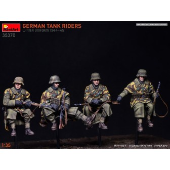 TANQUISTAS ALEMANES INVIERNO 1944-45 MINIART 35370 ESCALA 1/35