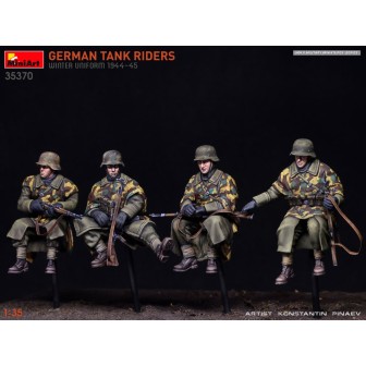 TANQUISTAS ALEMANES INVIERNO 1944-45 MINIART 35370 ESCALA 1/35