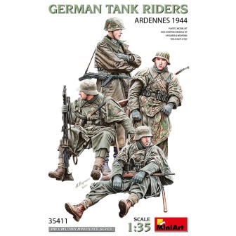 TANQUISTAS ALEMANES ARDENAS 1944 MINIART 35411 ESCALA 1/35
