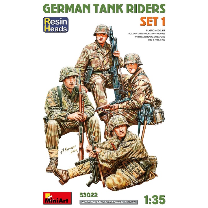 TANQUISTAS ALEMANES MINIART 53022 ESCALA 1/35