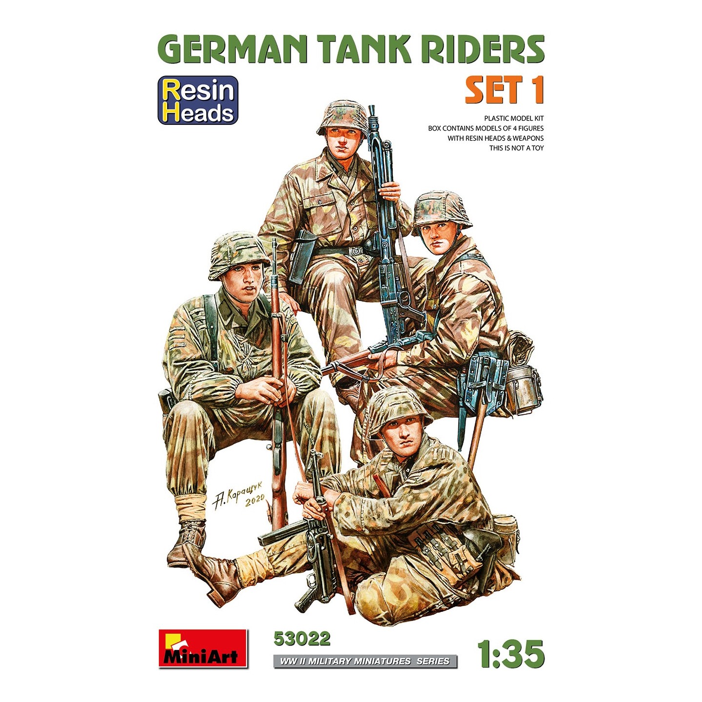 TANQUISTAS ALEMANES MINIART 53022 ESCALA 1/35