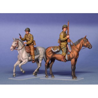 2 JINETES AMERICANOS BATALLA DE NORMANDIA 1944 MINIART 035151 ESCALA 1/35