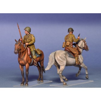 2 JINETES AMERICANOS BATALLA DE NORMANDIA 1944 MINIART 035151 ESCALA 1/35