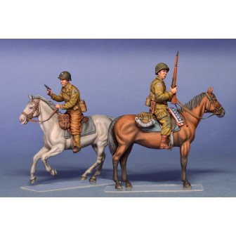 2 JINETES AMERICANOS BATALLA DE NORMANDIA 1944 MINIART 035151 ESCALA 1/35