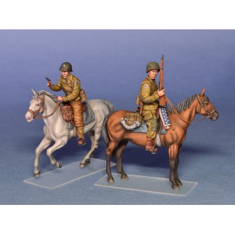 2 JINETES AMERICANOS BATALLA DE NORMANDIA 1944 MINIART 035151 ESCALA 1/35