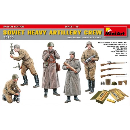 ARTILLERIA SOVIETICA MINIART 35185 ESCALA 1/35