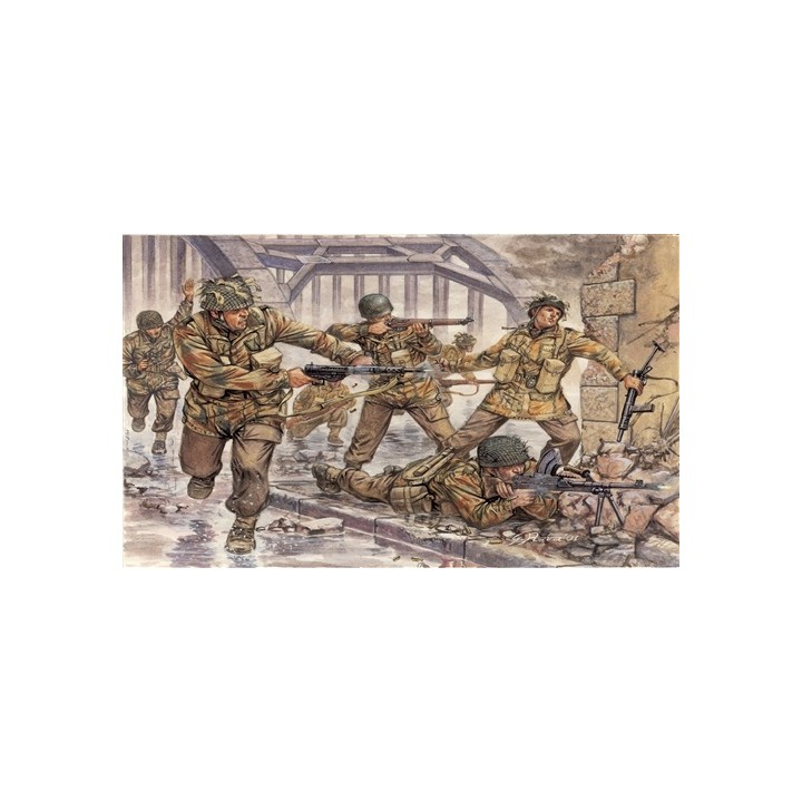 50 PARACAIDISTAS BRITANICOS ITALERI 6034 ESCALA 1/72