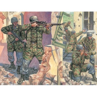 50 PARACAIDISTAS ALEMANES ITALERI 6045 ESCALA 1/72