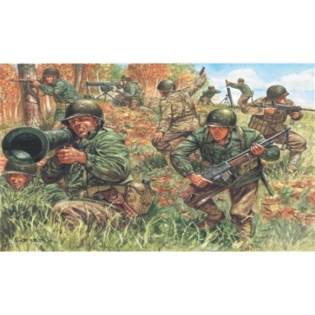 50 SOLDADOS INFANTERIA AMERICANA ITALERI 6046 ESCALA 1/72
