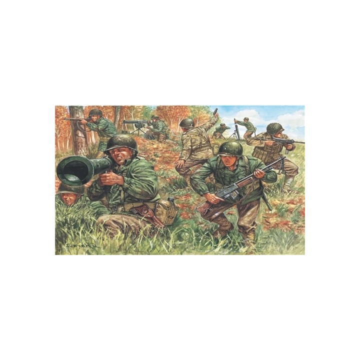 50 SOLDADOS INFANTERIA AMERICANA ITALERI 6046 ESCALA 1/72