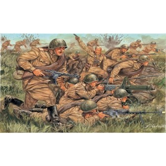 46 SOLDADOS INFANTERIA RUSA ITALERI 6057 ESCALA 1/72