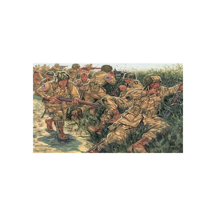 48 PARACAIDISTAS AMERICANOS ITALERI 6063 ESCALA 1/72