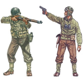 48 SOLDADOS INFANTERIA AMERICANA ITALERI 6120 ESCALA 1/72