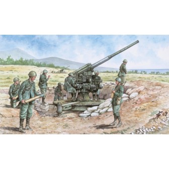 CAÑON 90/53 ITALIANO CON 8 FIGURAS ITALERI 6122 ESCALA 1/72