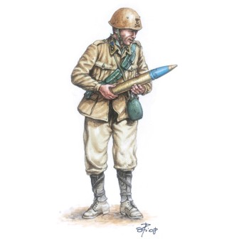 CAÑON 90/53 ITALIANO CON 8 FIGURAS ITALERI 6122 ESCALA 1/72