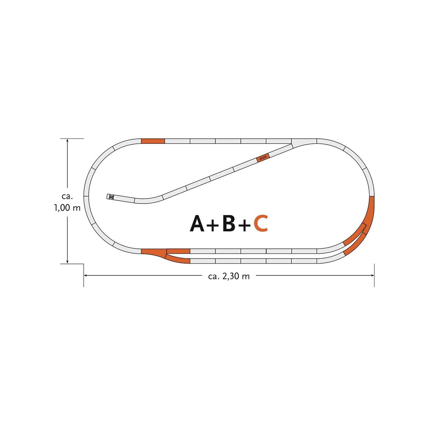 SET VIAS C ROCO 61102 ESCALA  H0