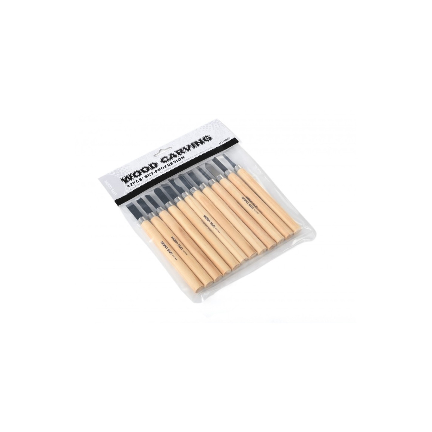PACK 12 ESCALPELOS PARA TRABAJAR MADERA AMATI 7451
