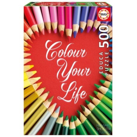 PUZZLE COLOUR YOUR LIFE 500 EDUCA 17081