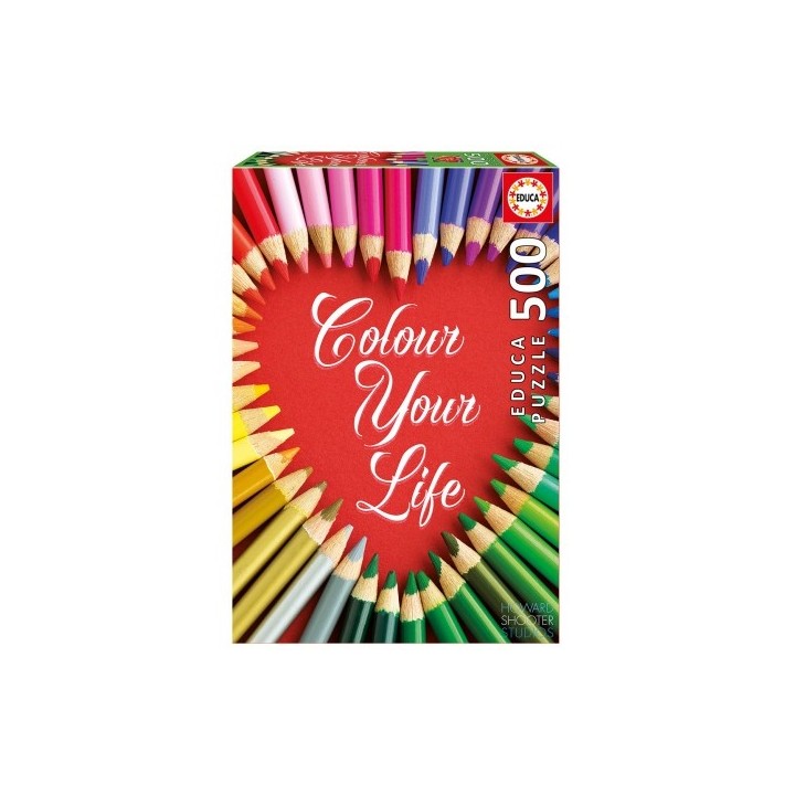 PUZZLE COLOUR YOUR LIFE 500 EDUCA 17081