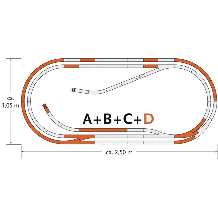 SET VIAS D ROCO 61103 ESCALA  H0