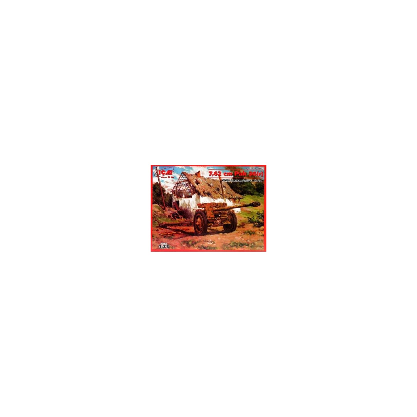 ANTITANQUE ALEMAN PAK 36 7,62cm ICM 1/35